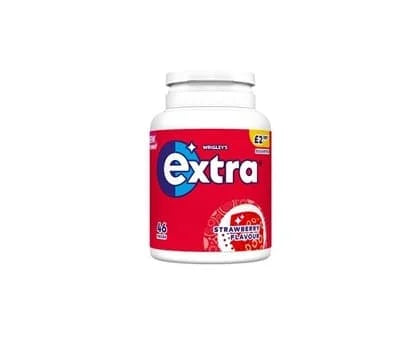 Wrigleys Extra Strawberry Btl (46's) 6 x 64g