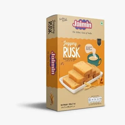Jaimin Jaggery Rusk 6 x 200g