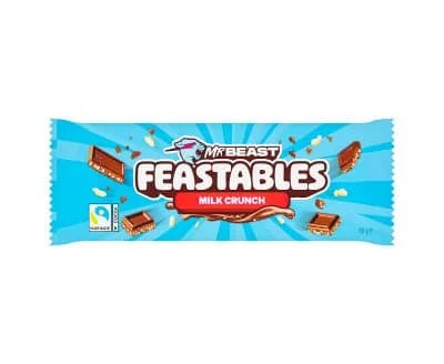 Mr Beast Feastables Milk Crunch 10 x 60g