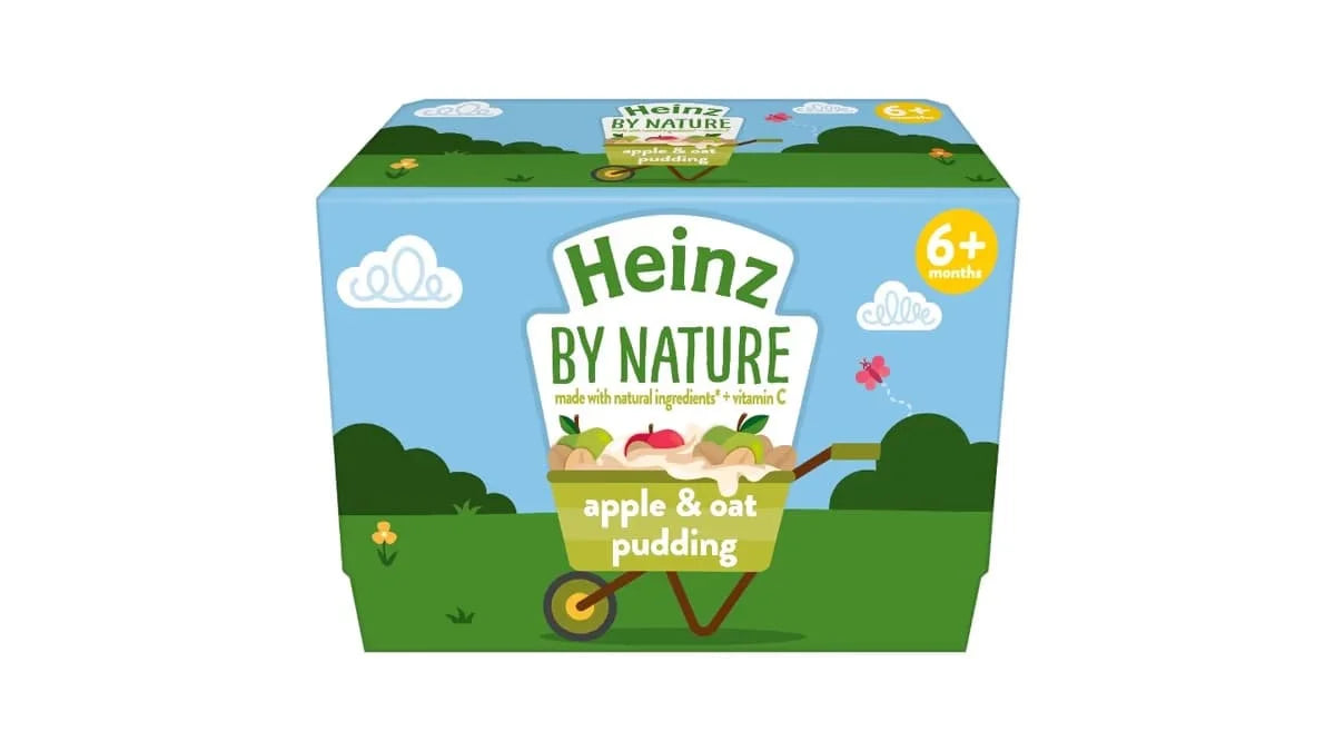 HNZ Apple Oatmeal Pudding 4 x 3x100g