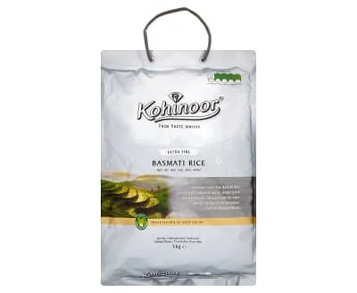 Kohinoor Extra Fine Basmati - Silver 5kg