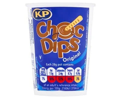 KP Choc Dips Original 12 x 28g