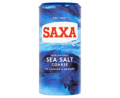 Saxa Coarse Sea Salt 6 x 350g