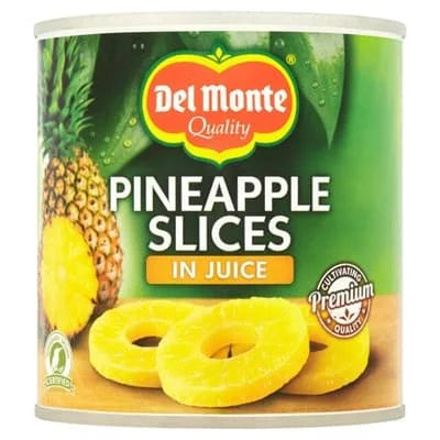 Delmonte Pineapple Slices In Juice 6 x 435g