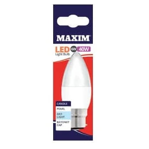 Maxim LED Candle DL BC 40w 10s