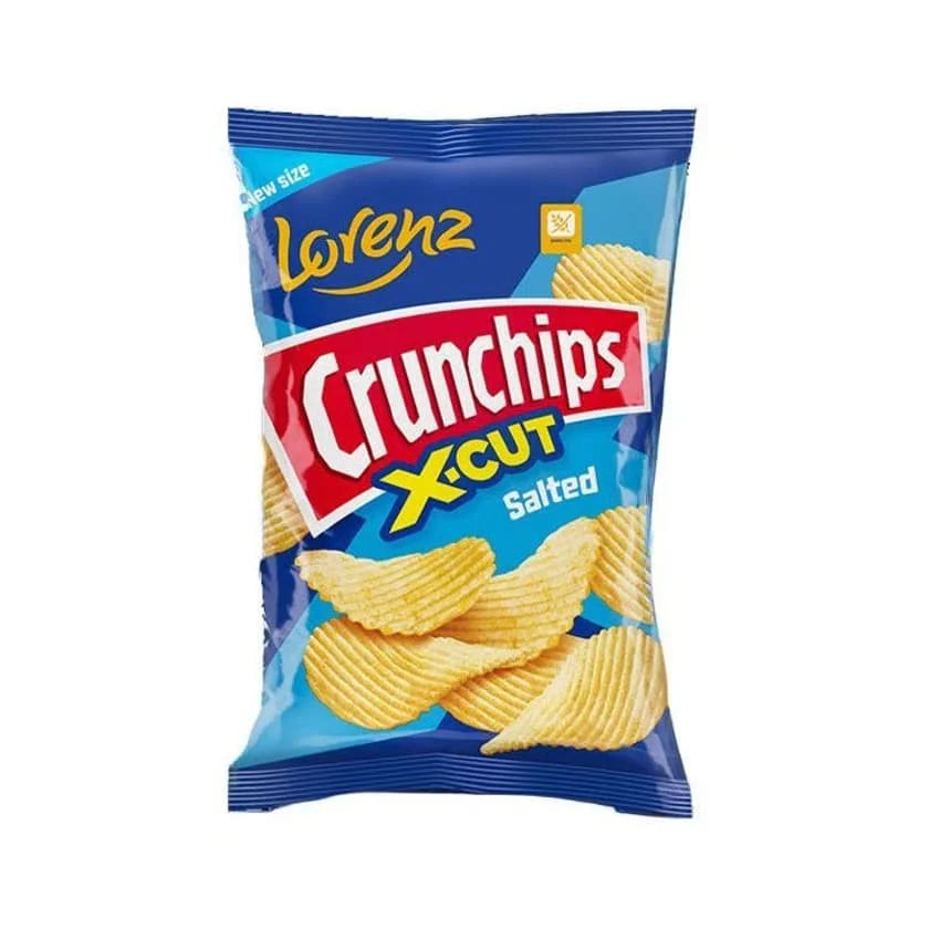 Lorenz Crunchip X-Cut Salted 12 x 130g