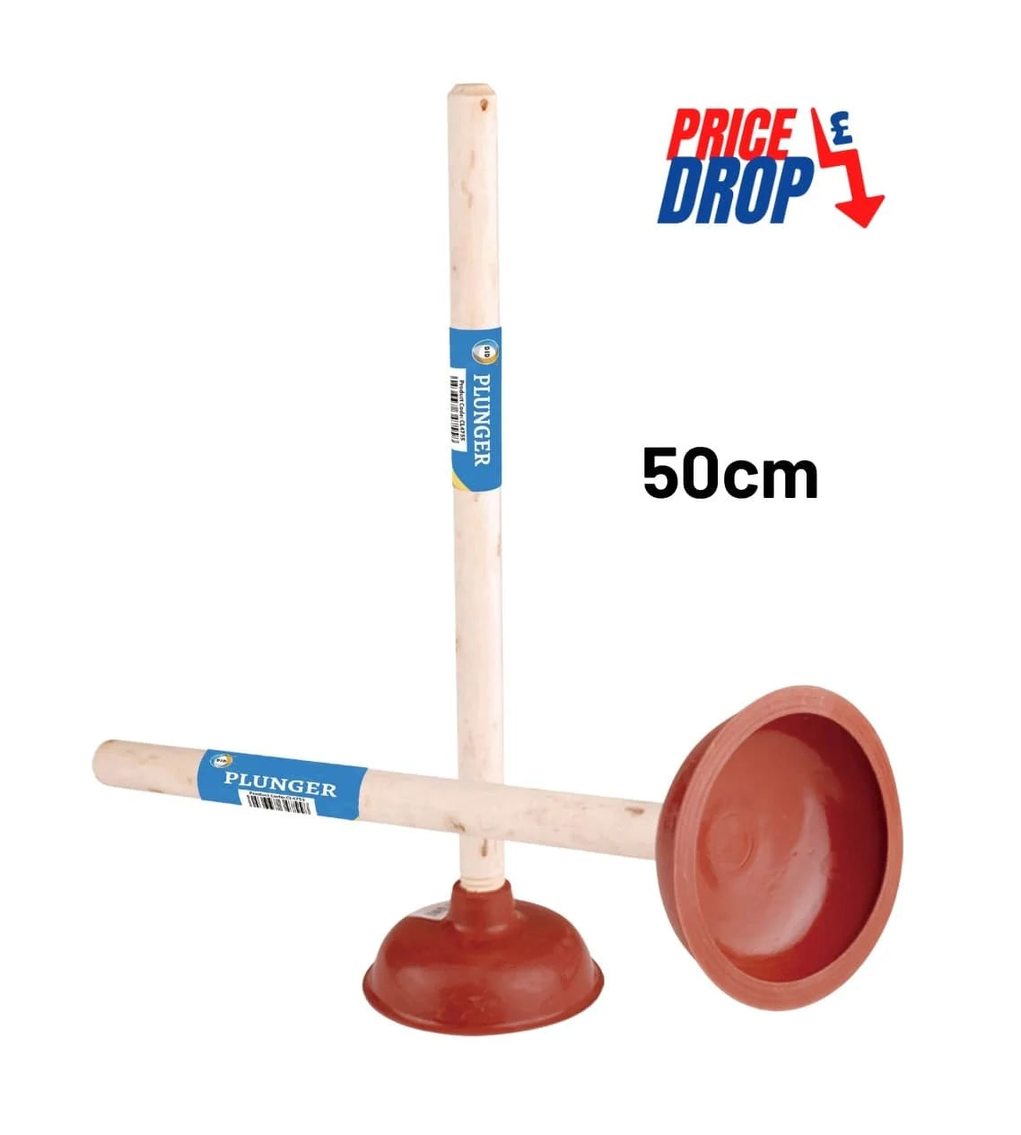 Dina Rubber Wooden Plunger 1s