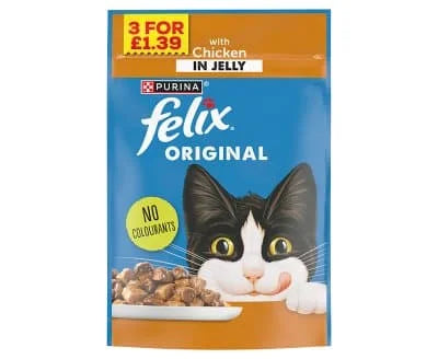 Felix Original Chicken In Jelly 24 x 85g
