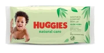 Huggies Natural Care Wipes With Aloe Vera 10 x 48s