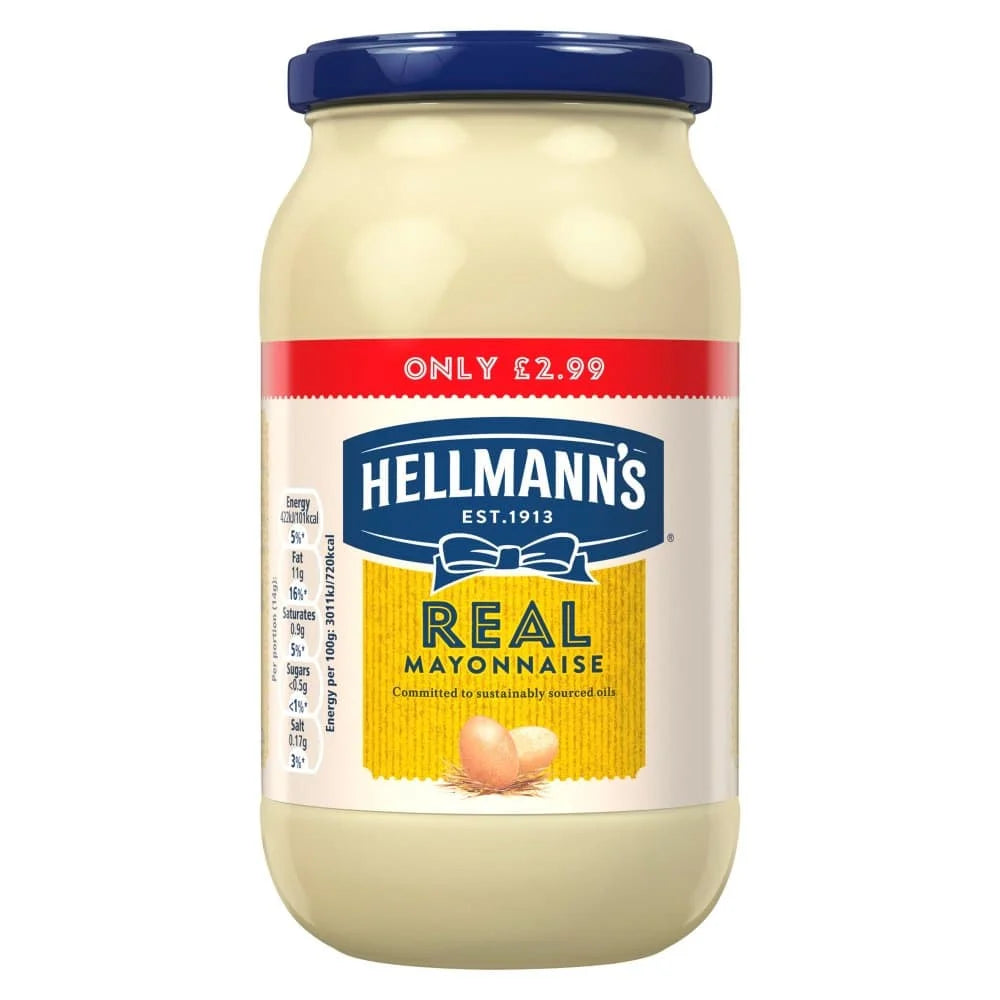 Hellmann's Mayonnaise Real 8 x 430ml