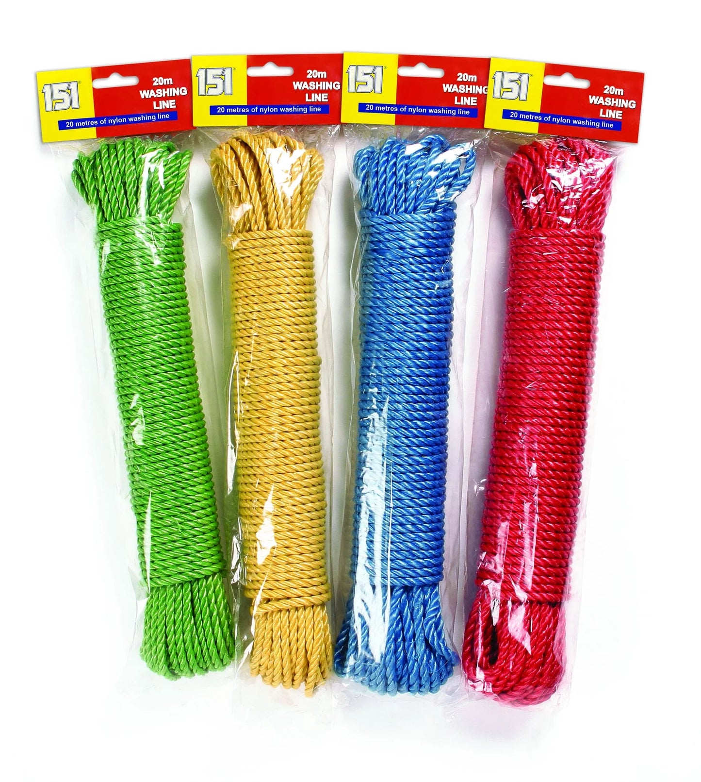 151 Asst Colour Washing Line 20mtr 1s