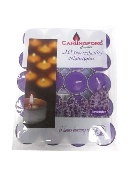 Carlingford 6Hr Burning Candles - Lavender 20s