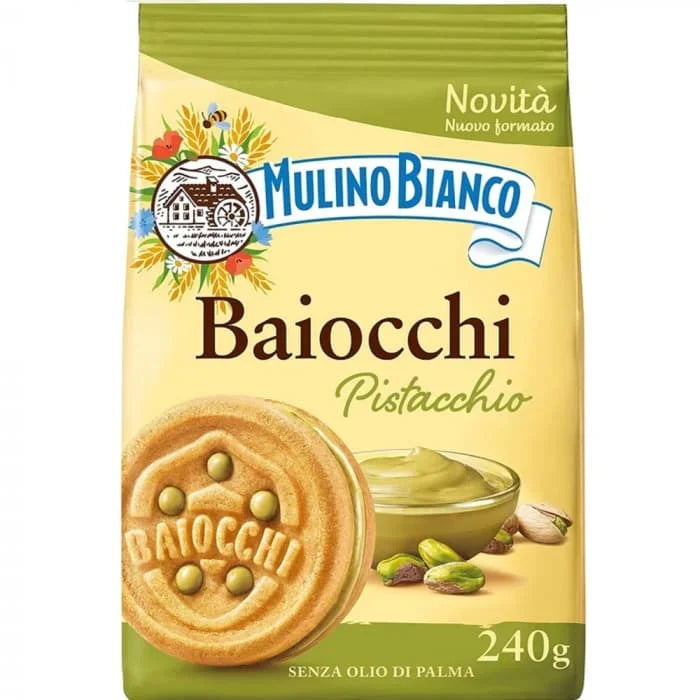 Mulino Bianco Baiocchi Pistacchio 240g