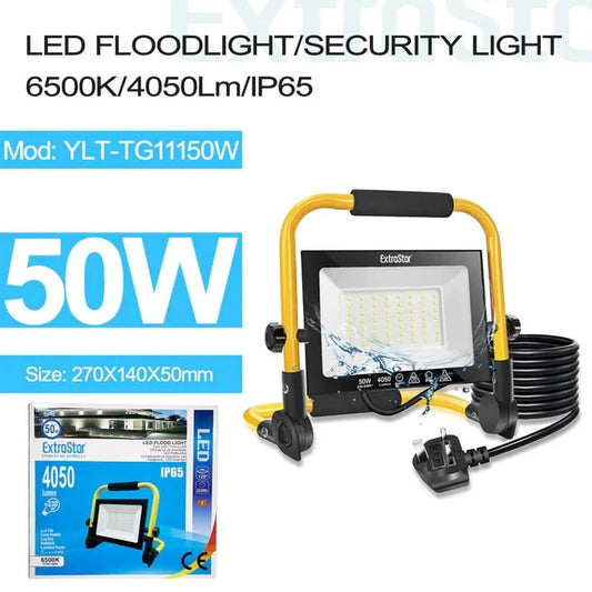 Extrastar 50w 6500k Cold LED Flood Light Single