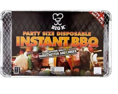Big K Party Disposable Instant BBQ DBPARTY 1s