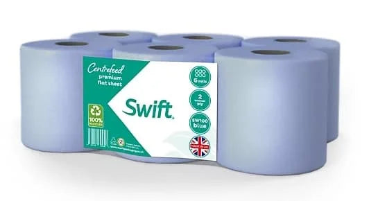 Swift Premium Centrefeed Blue 6s
