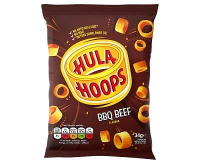 Hula Hoops BBQ Beef 32 x 42g