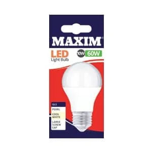 Maxim LED GLS Bulb ES CW 60w 10s