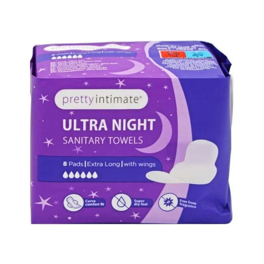 Pretty Intimate Ultra Night Sanitary Towels 12 x 8s