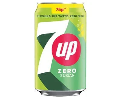 7UP Zero Cans UKp 24 x 330ml