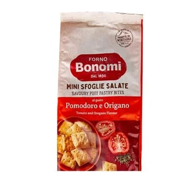 Bonomi Puff Pastry Bites Tomato & Oregano 150g