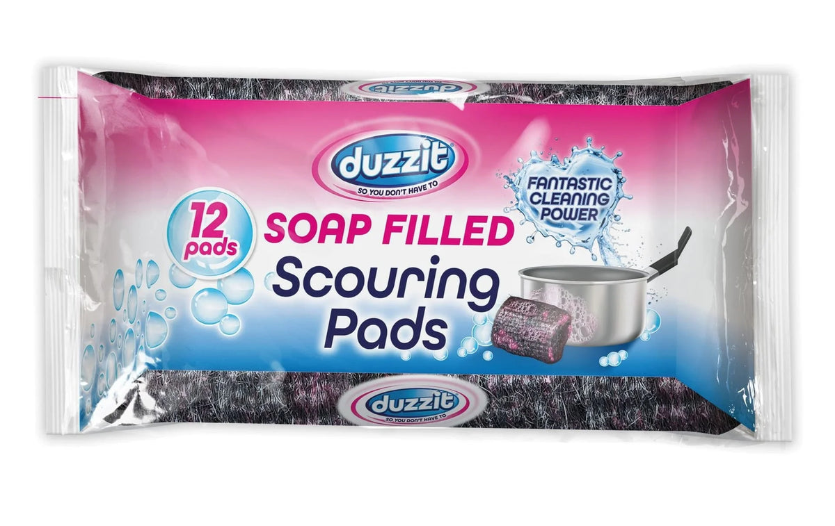 151 Soap Filled Scouring Pads 12s