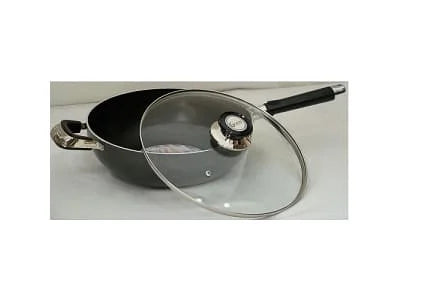 Klassic N/Stick L/Handle Wok With G/Lid 30cm