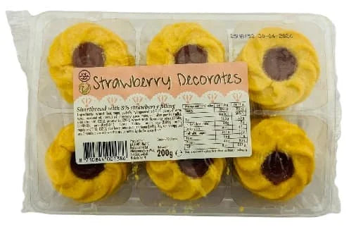 Strawberry Decorates 200g