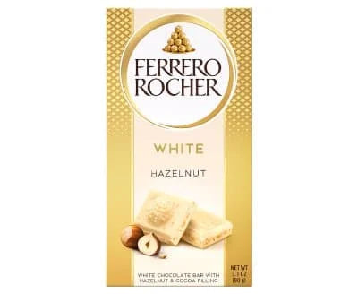 Ferrero Rocher Tablets White Hazelnut 8 x 90g