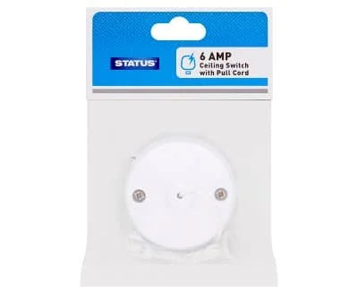 Status 6AMP 2 Way Ceiling Switch Bag Single