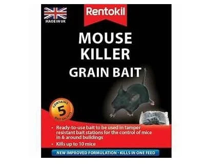 Rentokil Mouse Killer Grain Bait -5s 5s