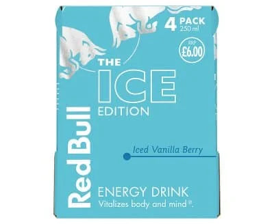 Red Bull Ice Edition - Vanilla Berry 6 x 4pkx250ml