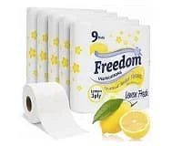 Freedom Toilet Rolls Lemon 5 x 9s
