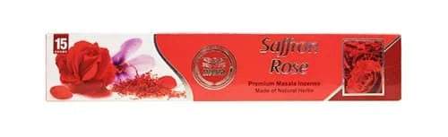 Heera Incense Stick - Saffron Rose 12 x 15g