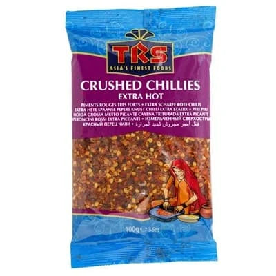 TRS Chillies Crushed 10 x 100g