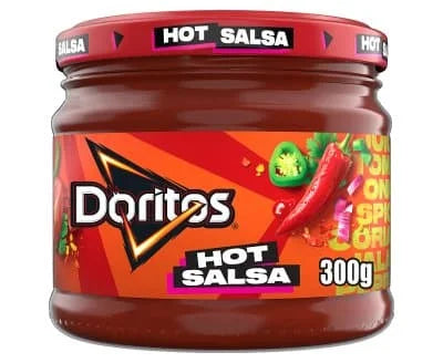 Doritos Hot Salsa Sauce Jar 6 x 300g