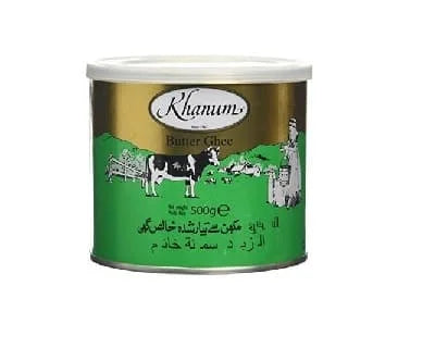 Khanum Pure Butter Ghee 12 x 500g
