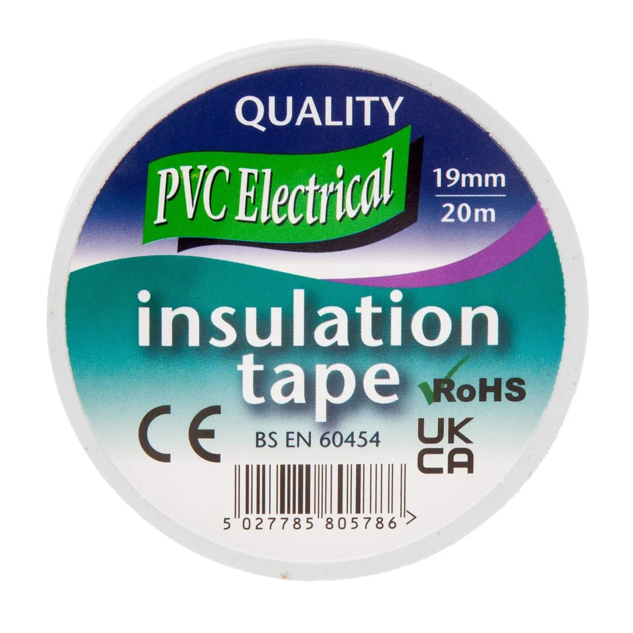 Ultratape PVC Insulation Tape White 19mmx20m 19mmx20