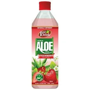 Just Drink Strawberry Aloe 12 x 500ml