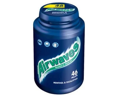 Wrigleys Airwaves Menthol Btl (46's) 6 x 64g