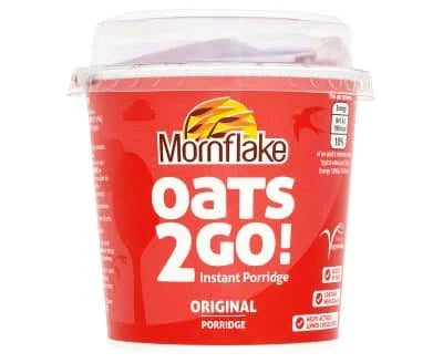 Mornflake Oats2Go Pots Original 8 x 53g
