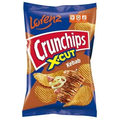 Lorenz Crunchip X-Cut Kebab 10 x 130g