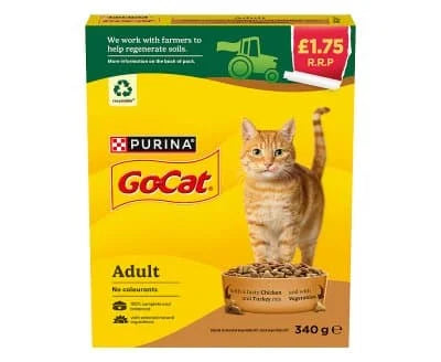 Go Cat Dry Food Turkey Chicken Veg 6 x 340g