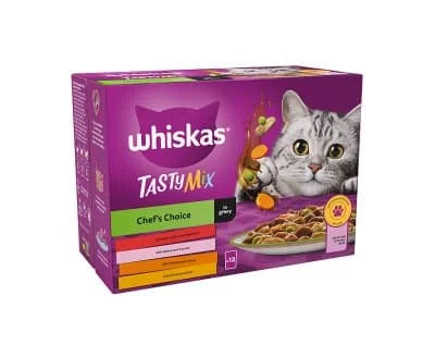 Whiskas Tasty Mix Chef's Choice In Gravy 12 x 85g