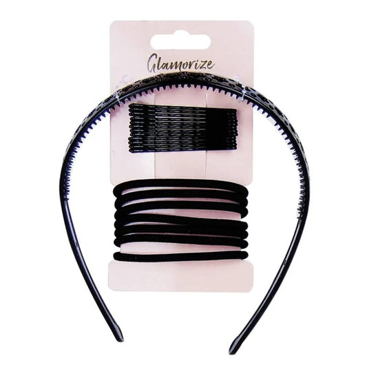 OTL Glamorize Black Hair Accessories 20s
