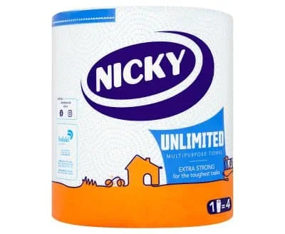 Nicky Unlimited Strong 3P Kitchen Towels 6 x 1s