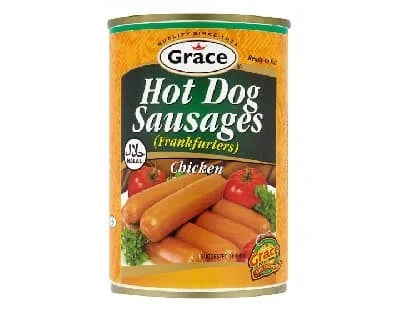 Grace Halal Chicken Hot Dogs 12 x 400g