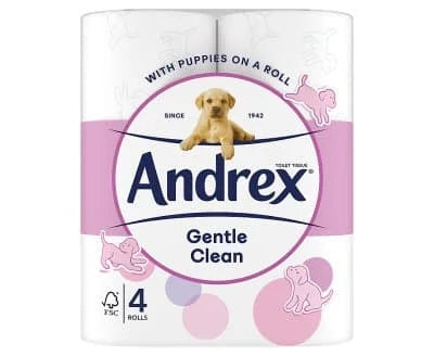 Andrex Gentle Care 2ply 6 x 4s
