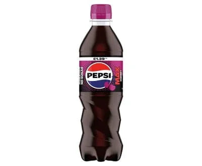 Pepsi Max Cherry Btls UK 12 x 500ml