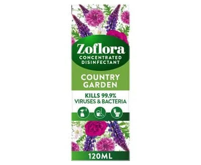 Zoflora Disinfectant - Country Garden 12 x 120ml